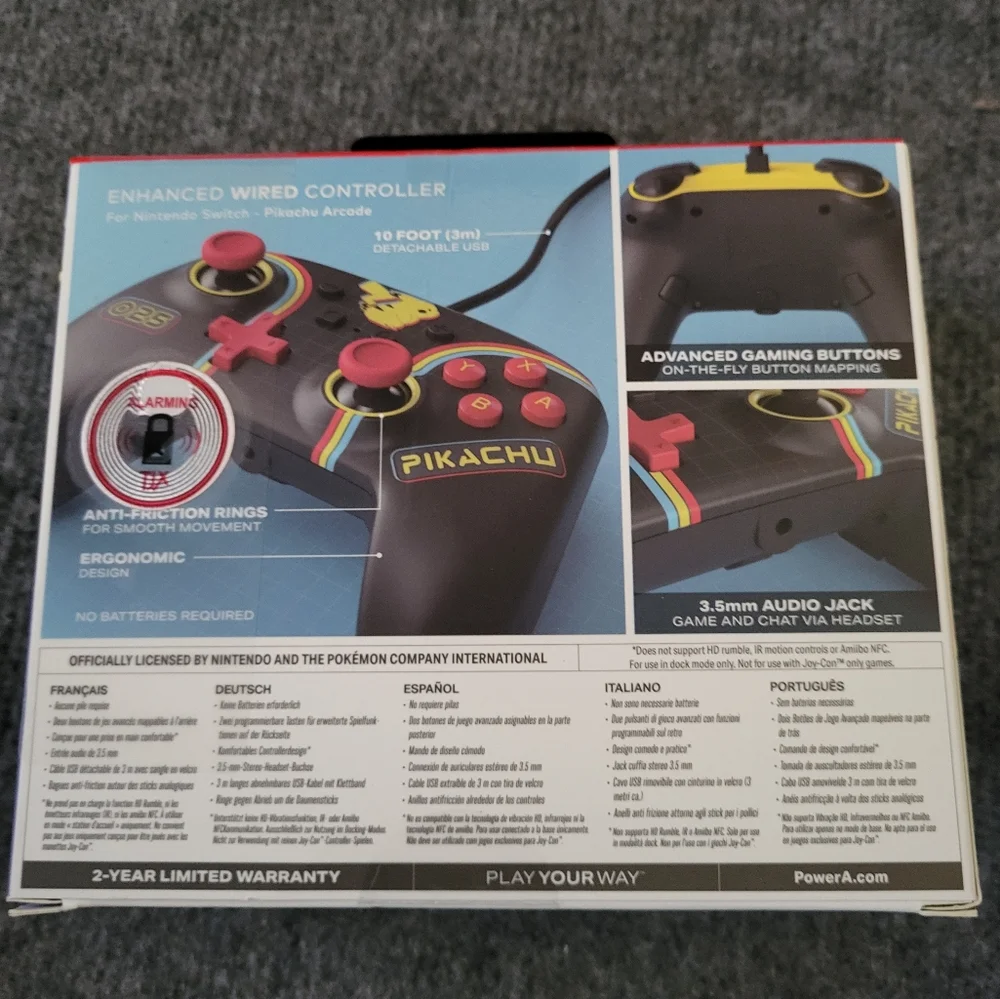 Nintendo switch pokemon wired controller. New